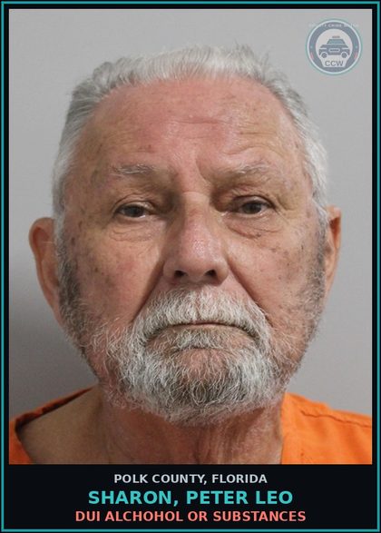 CCW arrest card for SHARON, PETER LEO in Polk County: DUI Alchohol or Drugs