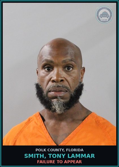 CCW arrest card for SMITH, TONY LAMMAR in Polk County: FAILURE TO APPEAR