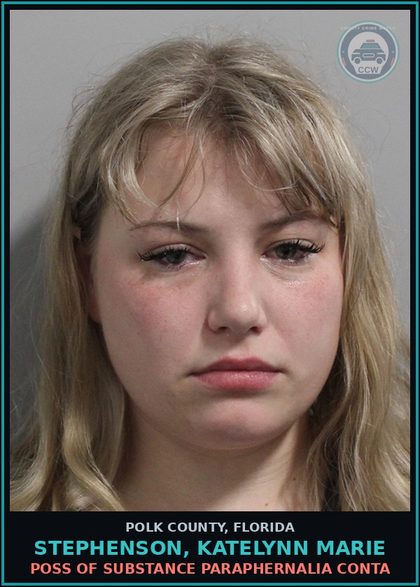 CCW arrest card for STEPHENSON, KATELYNN MARIE in Polk County: Warrant Arrest Other Jurisdiction