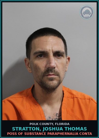 CCW arrest card for STRATTON, JOSHUA THOMAS in Polk County: Resist Officer without Violence