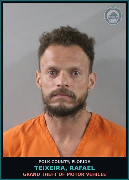 CCW arrest card for TEIXEIRA, RAFAEL in Polk County: Warrant Arrest Other Jurisdiction