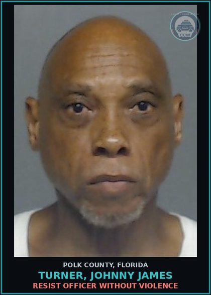 CCW arrest card for TURNER, JOHNNY JAMES in Polk County: Information Non Criminal Offense