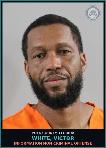 CCW arrest card for WHITE, VICTOR in Polk County: Information Non Criminal Offense