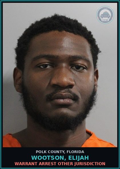 CCW arrest card for WOOTSON, ELIJAH in Polk County: Warrant Arrest Other Jurisdiction