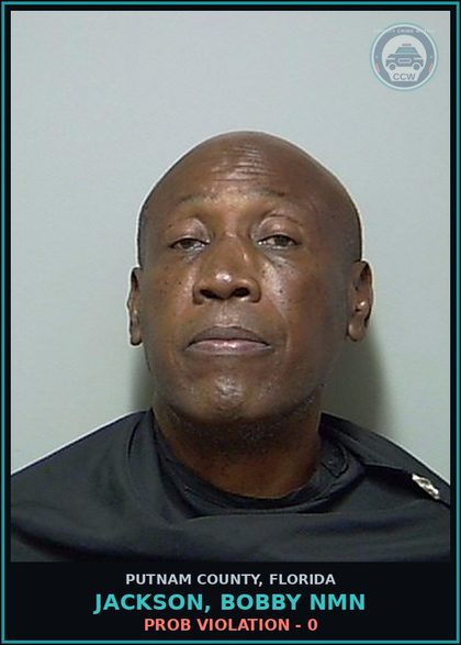 CCW arrest card for JACKSON, BOBBY NMN in Putnam County: PROB VIOLATION - 0