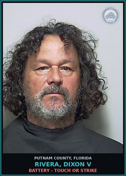 CCW arrest card for RIVERA, DIXON V in Putnam County: PROB VIOLATION - 0