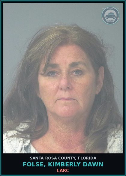 CCW arrest card for FOLSE, KIMBERLY DAWN in Santa Rosa County: LARC