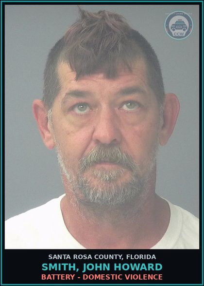 CCW arrest card for SMITH, JOHN HOWARD in Santa Rosa County: FAILURE TO APPEAR