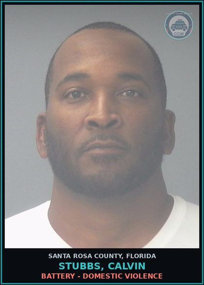 CCW arrest card for STUBBS, CALVIN in Santa Rosa County: SIMPLE ASSLT - DOMESTIC VIOLENCE
