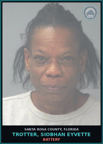 CCW arrest card for TROTTER, SIOBHAN EYVETTE in Santa Rosa County: BATTERY