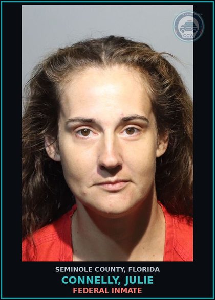 CCW arrest card for CONNELLY, JULIE in Seminole County: FEDERAL INMATE