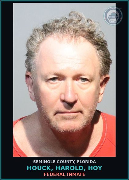 CCW arrest card for HOUCK, HAROLD, HOY in Seminole County: FEDERAL INMATE