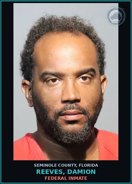 CCW arrest card for REEVES, DAMION in Seminole County: FEDERAL INMATE