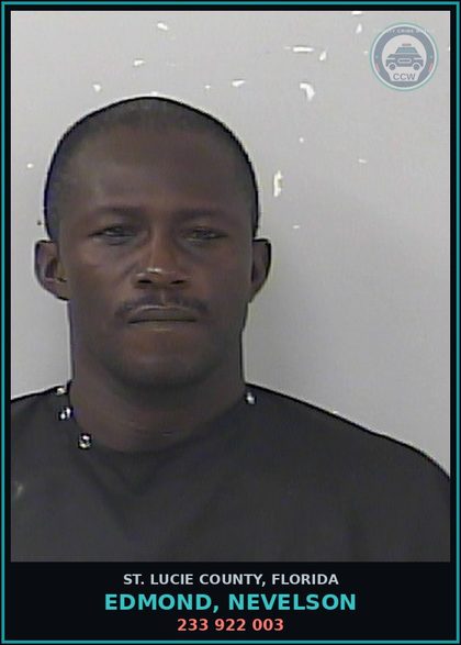 CCW arrest card for Edmond, Nevelson in St. Lucie County: 233 922 003