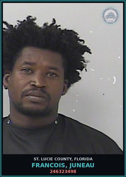 CCW arrest card for Francois, Juneau in St. Lucie County: 246323498