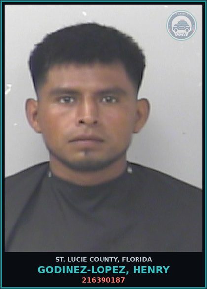 CCW arrest card for Godinez-lopez, Henry in St. Lucie County: 216390187