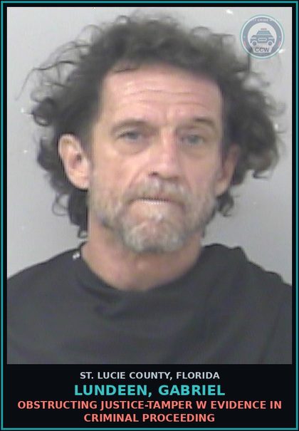 CCW arrest card for Lundeen, Gabriel in St. Lucie County: Canna-possess Less Than 20 Grams Canna