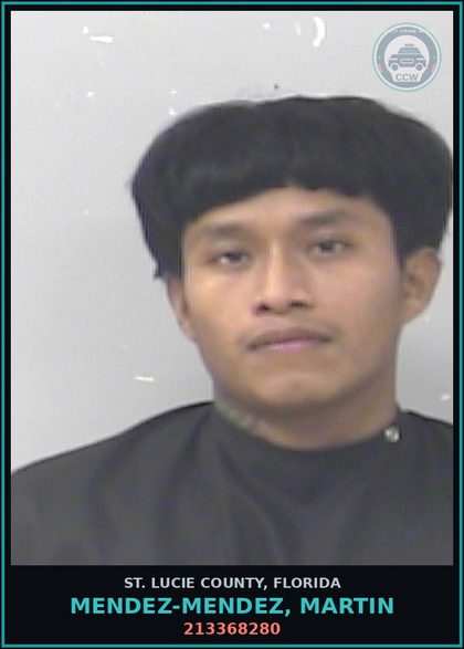 CCW arrest card for Mendez-mendez, Martin in St. Lucie County: 213368280