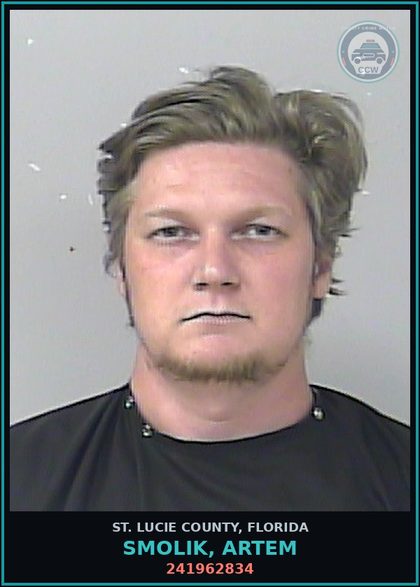 CCW arrest card for Smolik, Artem in St. Lucie County: 241962834