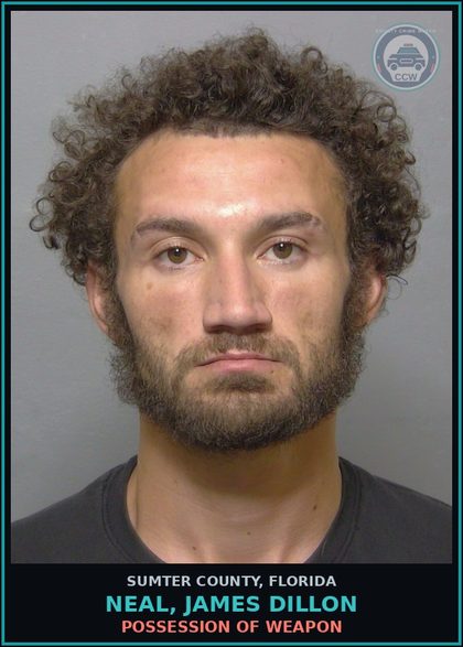 CCW arrest card for NEAL, JAMES DILLON in Sumter County: Methamp-POSSESS