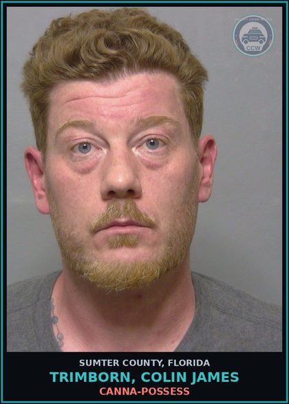 CCW arrest card for TRIMBORN, COLIN JAMES in Sumter County: Canna-POSSESS