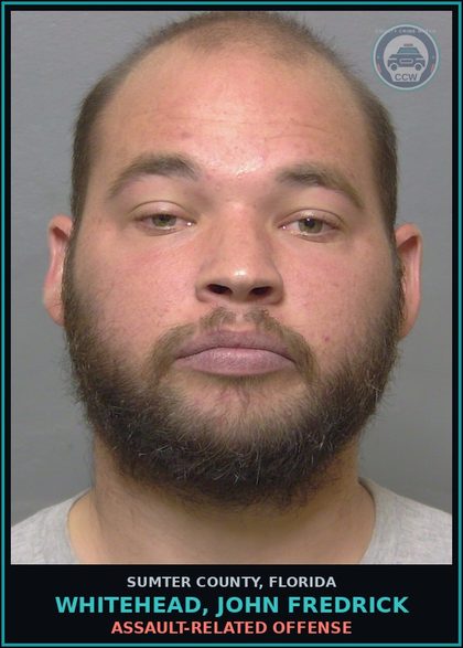 CCW arrest card for WHITEHEAD, JOHN FREDRICK in Sumter County: s3x OFFENSE