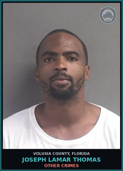 CCW arrest card for JOSEPH LAMAR THOMAS in Volusia County: OTHER CRIMES