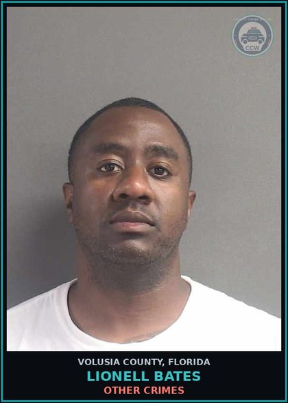 CCW arrest card for LIONELL BATES in Volusia County: OTHER CRIMES