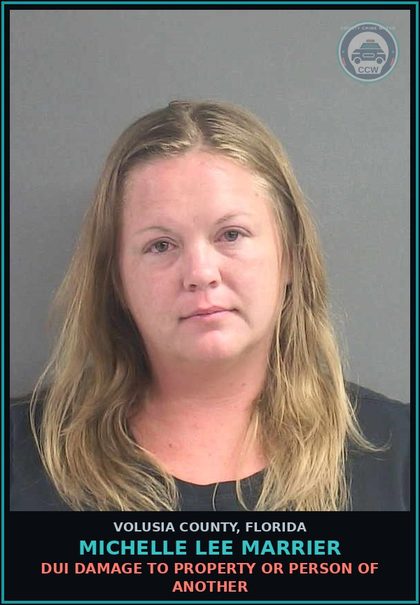 CCW arrest card for MICHELLE LEE MARRIER in Volusia County: PRIOR REFUSAL TO SUBMIT TO TESTING