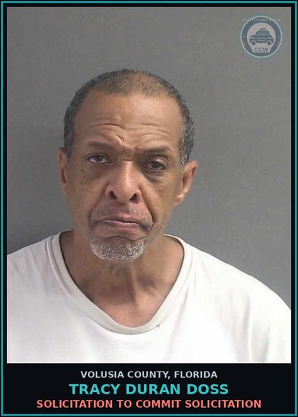 CCW arrest card for TRACY DURAN DOSS in Volusia County: SOLICITATION TO COMMIT SOLICITATION