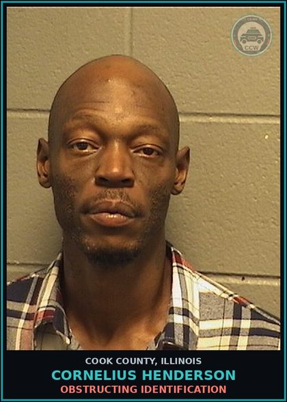 CCW arrest card for Cornelius Henderson in Cook County: ISSUANCE OF WARRANT