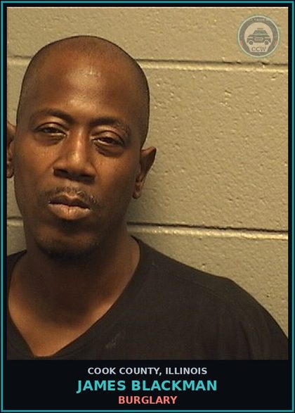 CCW arrest card for James Blackman in Cook County: ISSUANCE OF WARRANT