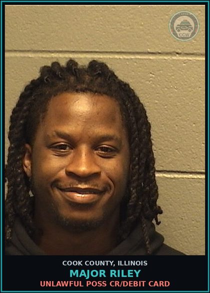 CCW arrest card for Major Riley in Cook County: ISSUANCE OF WARRANT