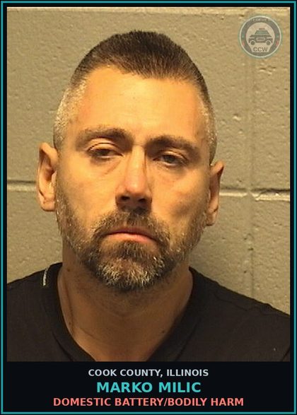 CCW arrest card for MARKO MILIC in Cook County: DOMESTIC BATTERY/BODILY HARM