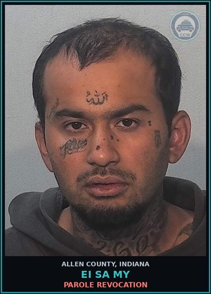 CCW arrest card for Ei Sa My in Allen County: PAROLE REVOCATION