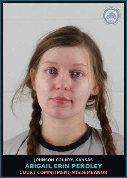 CCW arrest card for ABIGAIL ERIN PENDLEY in Johnson County: COURT COMMITMENT-MISDEMEANOR