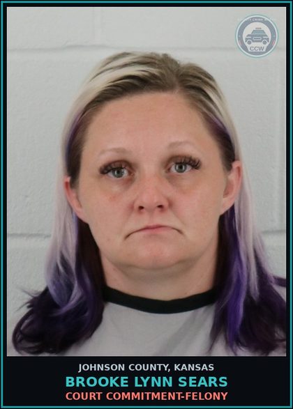 CCW arrest card for BROOKE LYNN SEARS in Johnson County: COURT COMMITMENT-FELONY