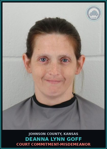 CCW arrest card for DEANNA LYNN GOFF in Johnson County: COURT COMMITMENT-MISDEMEANOR