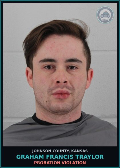 CCW arrest card for GRAHAM FRANCIS TRAYLOR in Johnson County: PROBATION VIOLATION
