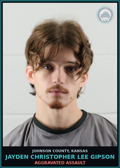CCW arrest card for JAYDEN CHRISTOPHER LEE GIPSON in Johnson County: AGGRAVATED ASSAULT