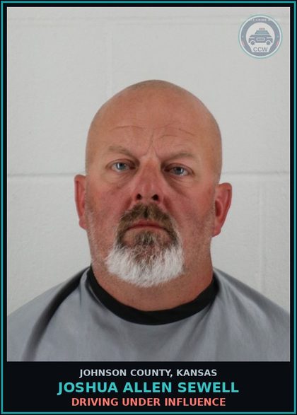 CCW arrest card for JOSHUA ALLEN SEWELL in Johnson County: DRIVING UNDER INFLUENCE
