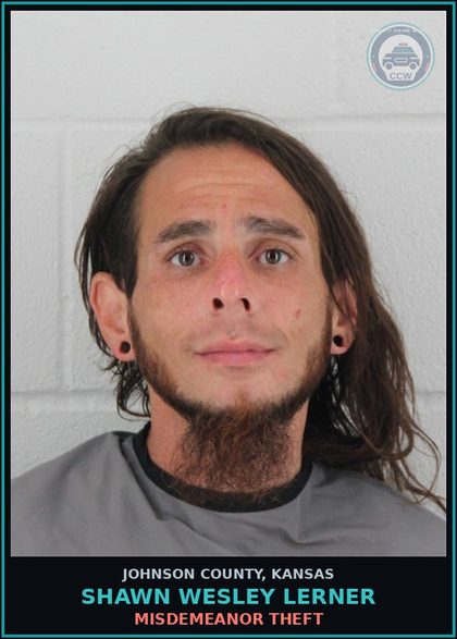 CCW arrest card for SHAWN WESLEY LERNER in Johnson County: MISDEMEANOR THEFT