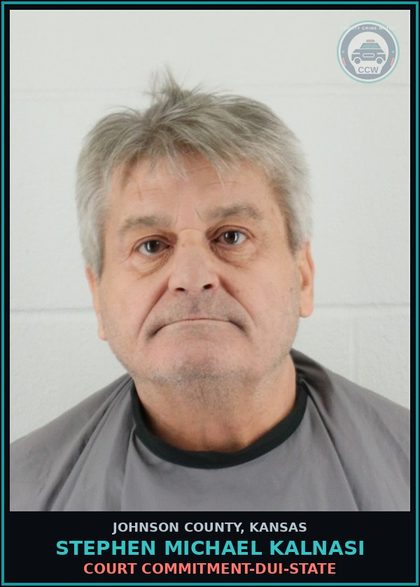 CCW arrest card for STEPHEN MICHAEL KALNASI in Johnson County: COURT COMMITMENT-DUI-STATE