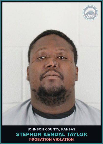 CCW arrest card for STEPHON KENDAL TAYLOR in Johnson County: PROBATION VIOLATION