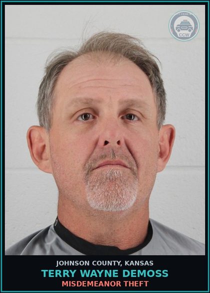 CCW arrest card for TERRY WAYNE DEMOSS in Johnson County: MISDEMEANOR THEFT