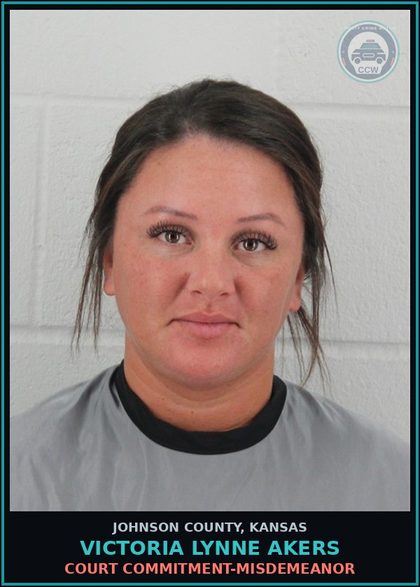 CCW arrest card for VICTORIA LYNNE AKERS in Johnson County: COURT COMMITMENT-MISDEMEANOR