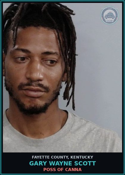 CCW arrest card for GARY WAYNE SCOTT in Fayette County: CRIMINAL MISCHIEF-2ND DEGREE
