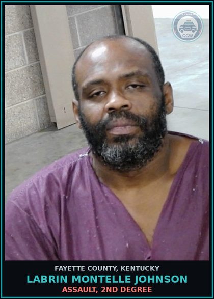 CCW arrest card for LABRIN MONTELLE JOHNSON in Fayette County: ASSAULT, 2ND DEGREE