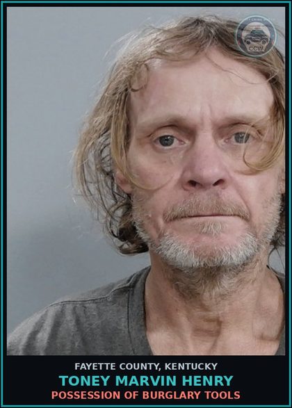 CCW arrest card for TONEY MARVIN HENRY in Fayette County: FAILURE TO APPEAR