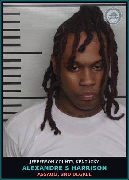 CCW arrest card for Alexandre S Harrison in Jefferson County: ASSAULT, 2ND DEGREE